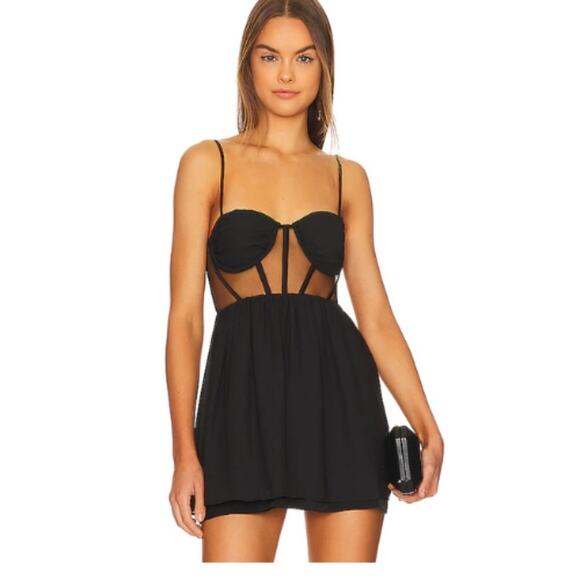 NBD Dresses & Skirts - NBD Akeno Mini Dress in Black NWT Size Small